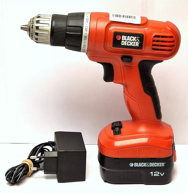 WKRĘTARKA AKUMULATOROWA BLACK DECKER 12V