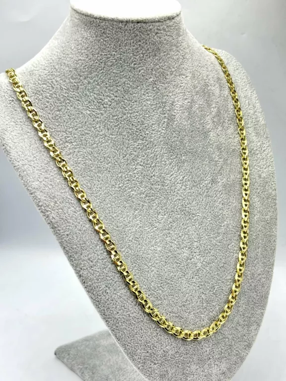 GRUBY ZŁOTY ŁAŃCUCH NASZYJNIK O SPLCIE GUCCI 60CM 22,68G 585