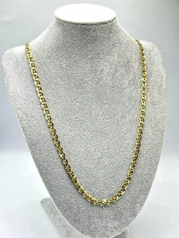 GRUBY ZŁOTY ŁAŃCUCH NASZYJNIK O SPLCIE GUCCI 60CM 22,68G 585