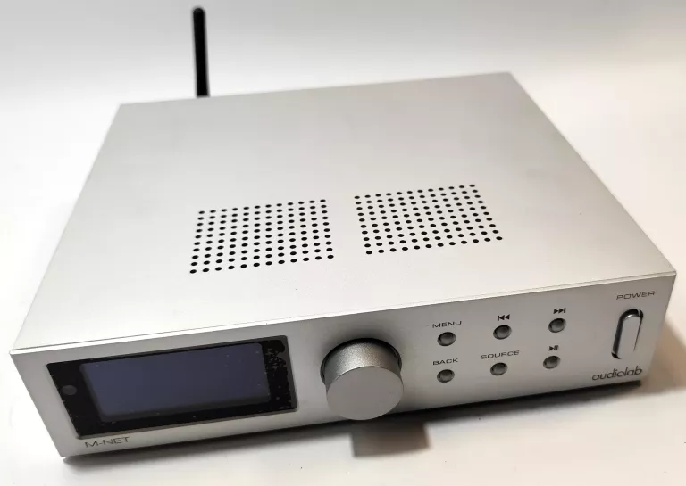 WZMACNIACZ AUDIOLAB M-PWR + ODTWARZACZ AUDIOLAB M-NET - KOMPLET/ ZADBANY