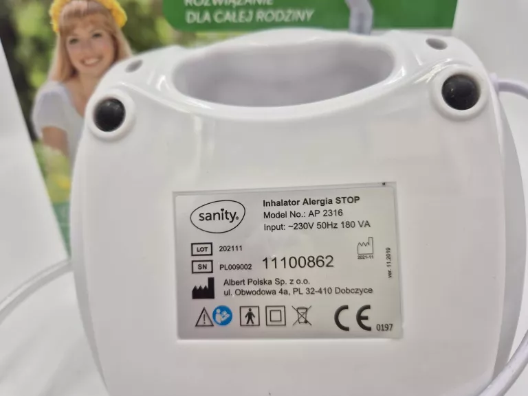 INHALATOR SANITY AP 2316