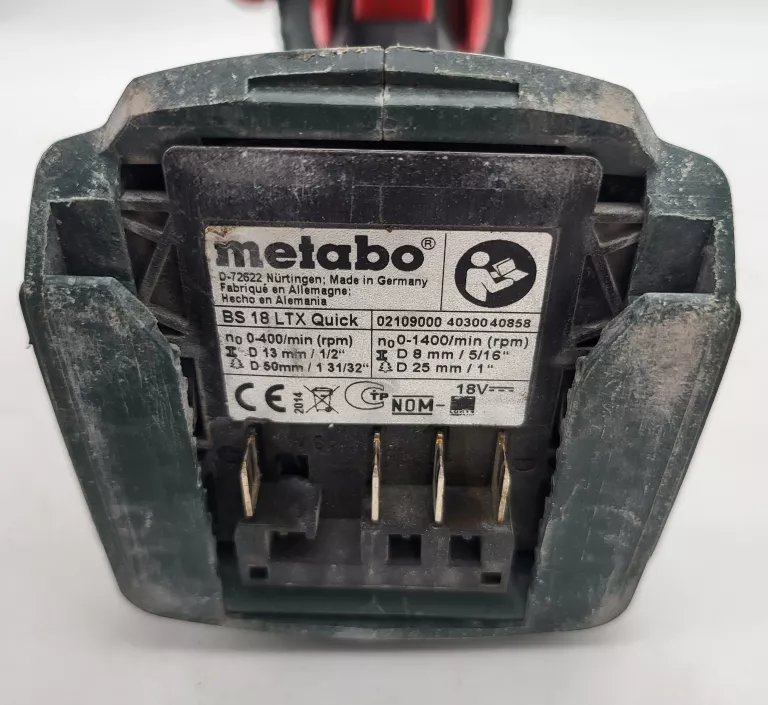 WKRĘTARKA METABO BS 18 LTX +BATERIA 18V 4.0 AH +ŁAD