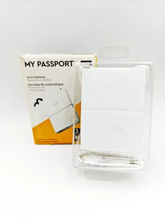 DYSK WD 1TB MY PASSPORT BIAŁY