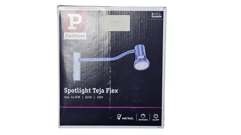 KINKIET NIKIEL NIKLOWY  SREBRNY PAULMANN TEJA SPOT LED MAX 10W