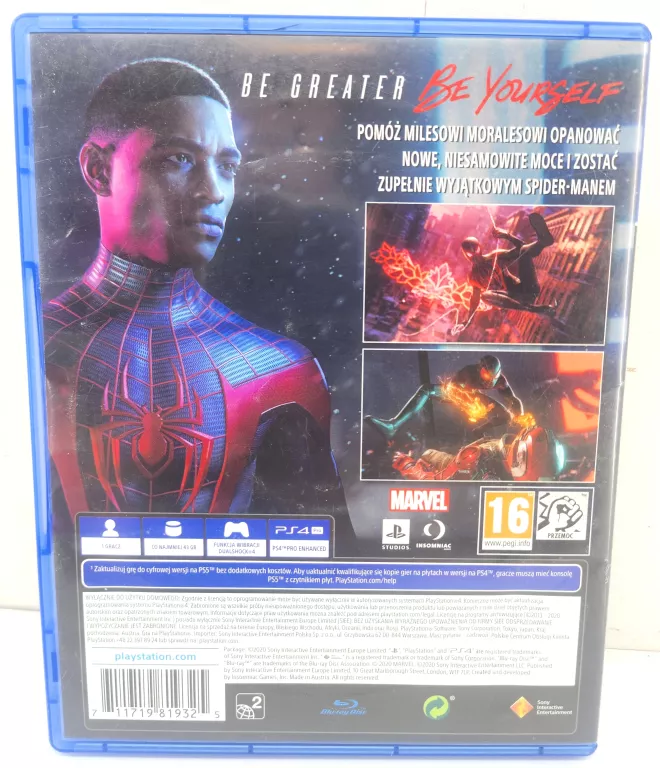 SPIDER-MAN MILES MORALES PS4