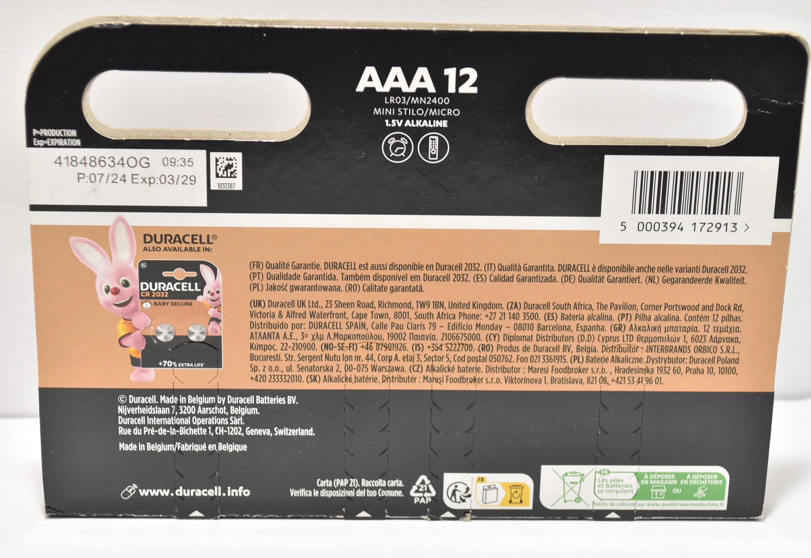 baterie-aaa-lr3-duracell-12szt-ean-gtin-5000394172913