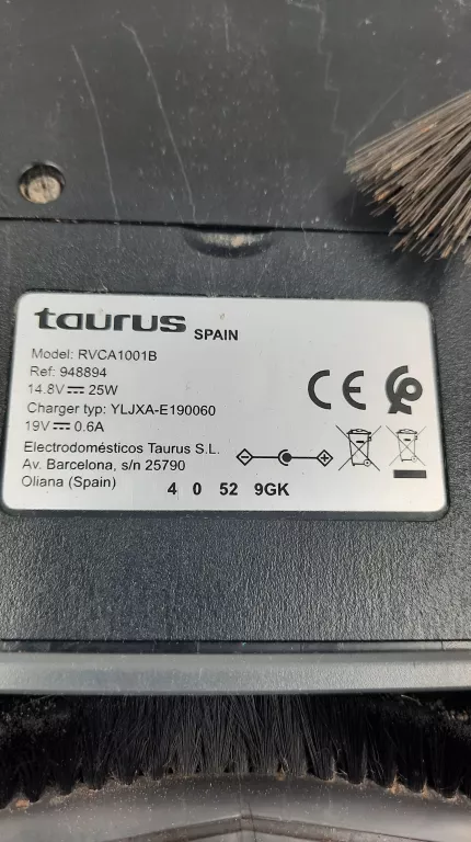 ODKURZACZ, ROBOT SPRZĄTAJĄCY TAURUS HOMELAND GYRO / RVCA1001B / *OKAZJA*
