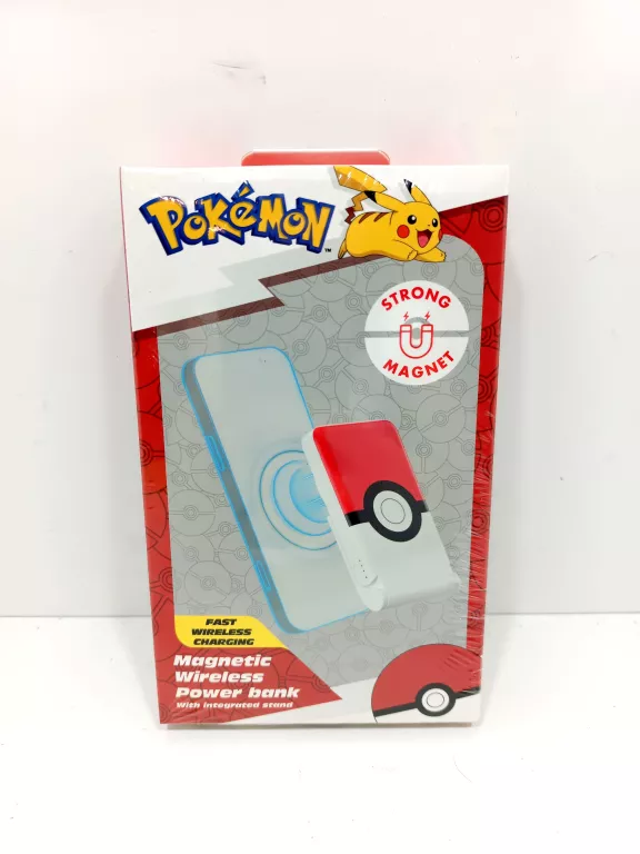 POWERBANK OTL 5000 MAH, USB-C 15W, POKEMON POKEBALL ZE STOJAKIEM