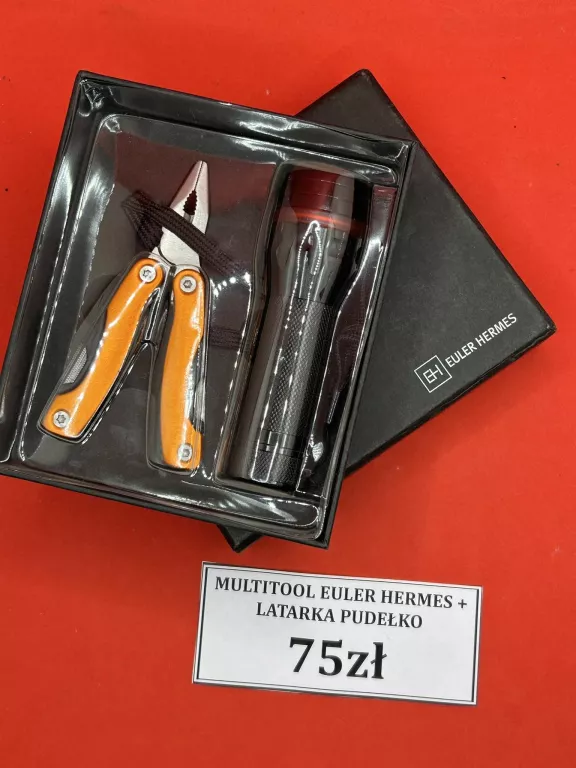 MULTITOOL EULER HERMES + LATARKA PUDEŁKO