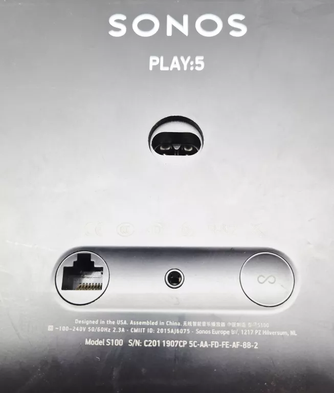 GŁOŚNIK SONOS PLAY:5 S100