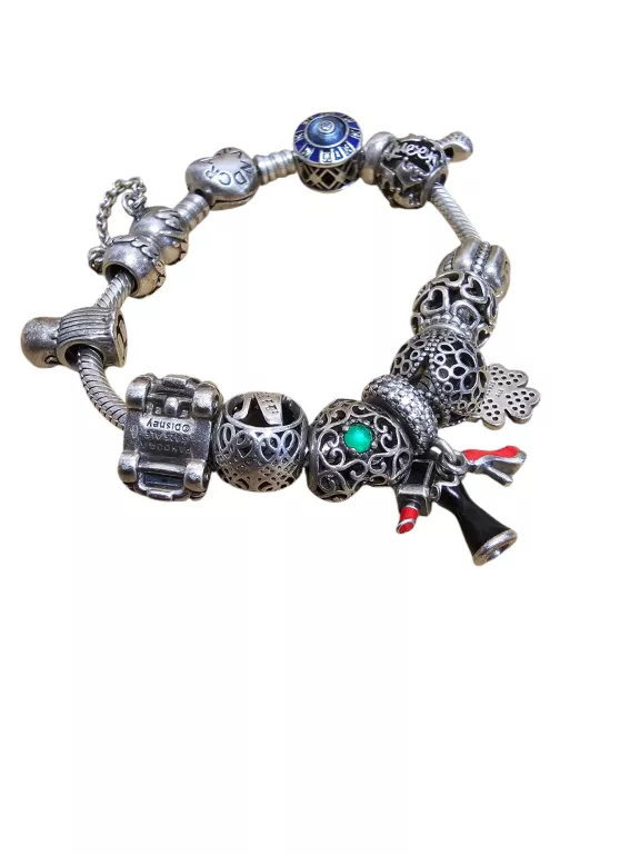 BRANZOLETKA PANDORA + 13 CHARMS