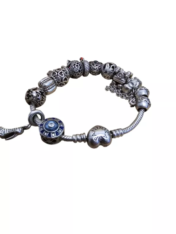 BRANZOLETKA PANDORA + 13 CHARMS