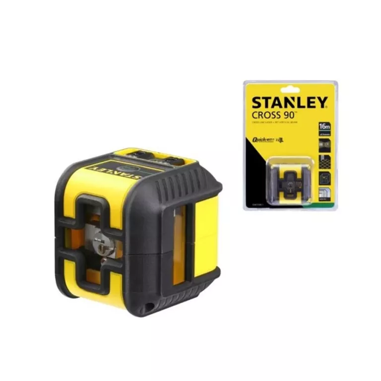 LASER KRZYŻOWY Z UCHWYTEM STANLEY STHT77592-1 CROSS 90 ZIELONY 16 METRÓW