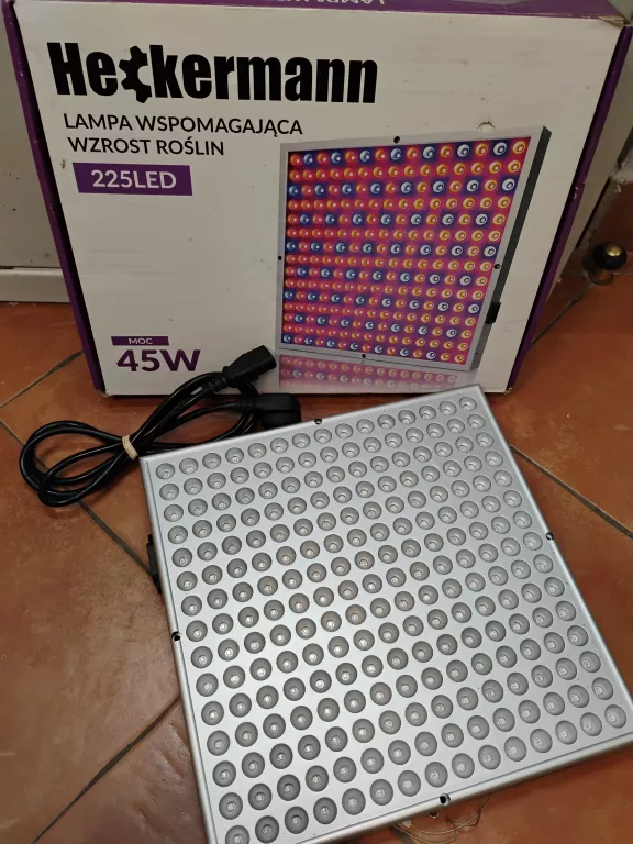HECKERMANN LAMPA WSPOMAGAJĄCA WZROST ROŚLIN