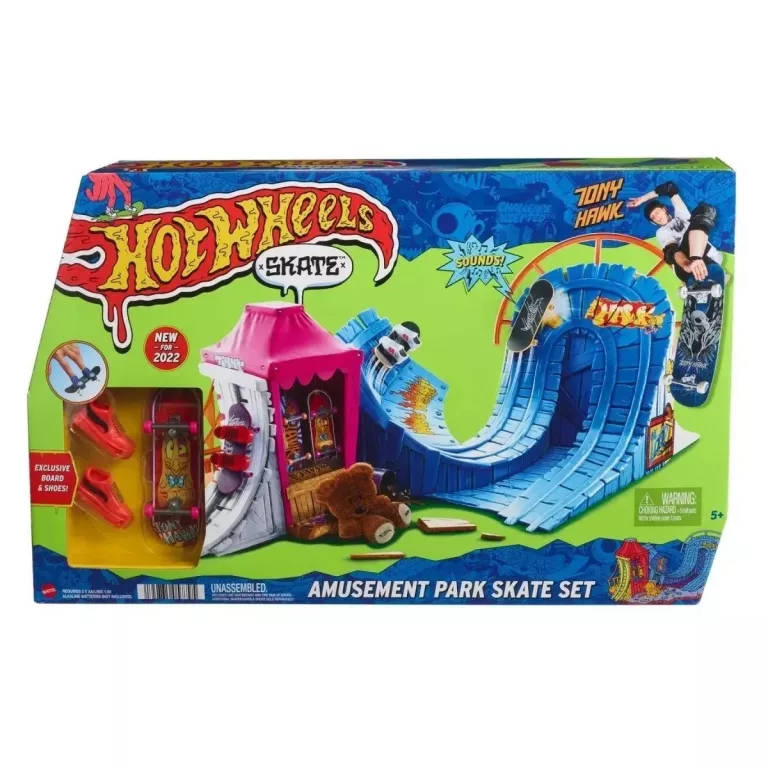 HOT WHEELS SKATE SKATEPARK WESOŁE MIASTECZKO ZESTAW HGT95
