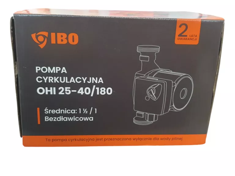 POMPA OBIEGOWA CYRKULACYJNA DO PIECA KOTŁA CO 3 BIEGOWA 25-40/180 IBO