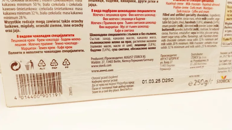 MERCI CZEKOLADKI 250 G