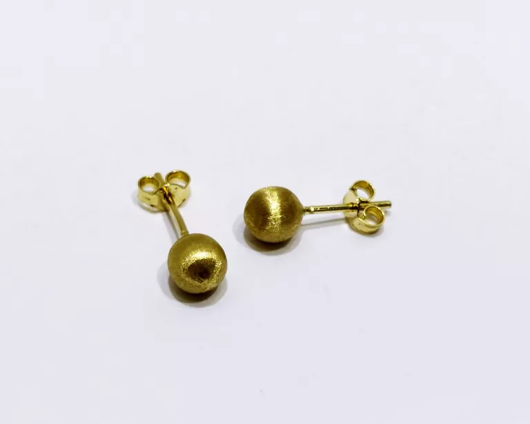 kolczyki-zlote-kulki-satynowe-sztyfty-585-ean-gtin-5905868205275