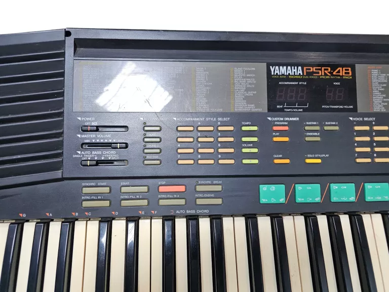 KEYBOARD YAMAHA PSR-48 NA CZĘŚCI + ZASILACZ