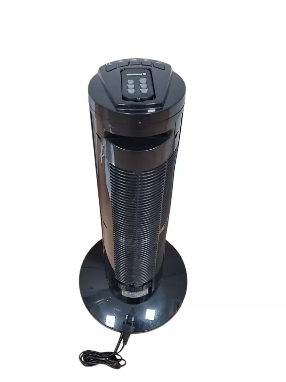 WENTYLATOR KOLUMNOWY STOJĄCY POWERMAT BLACK TOWER-75 PM0627 Z PILOTEM