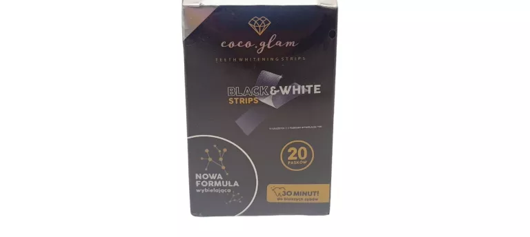 PASKI WYBIELAJĄCE ZĘBY COCO GLAM 20 PASKÓW