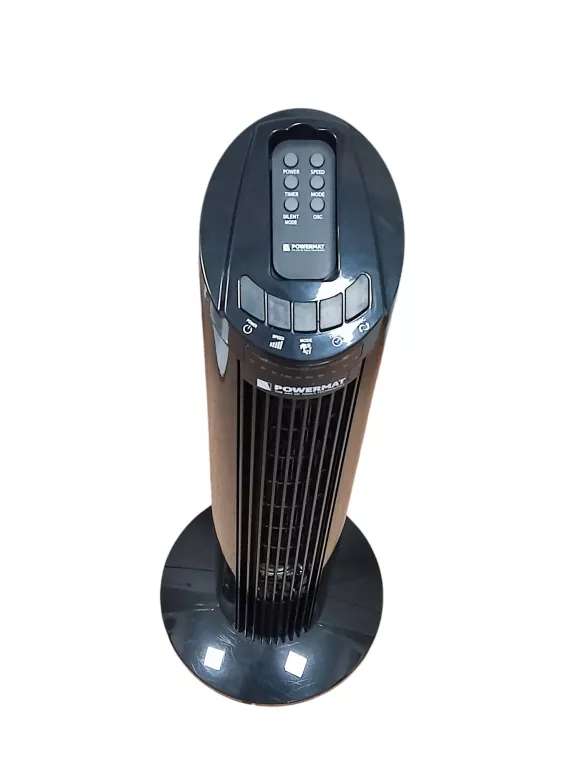 WENTYLATOR KOLUMNOWY STOJĄCY POWERMAT BLACK TOWER-75 PM0627 Z PILOTEM