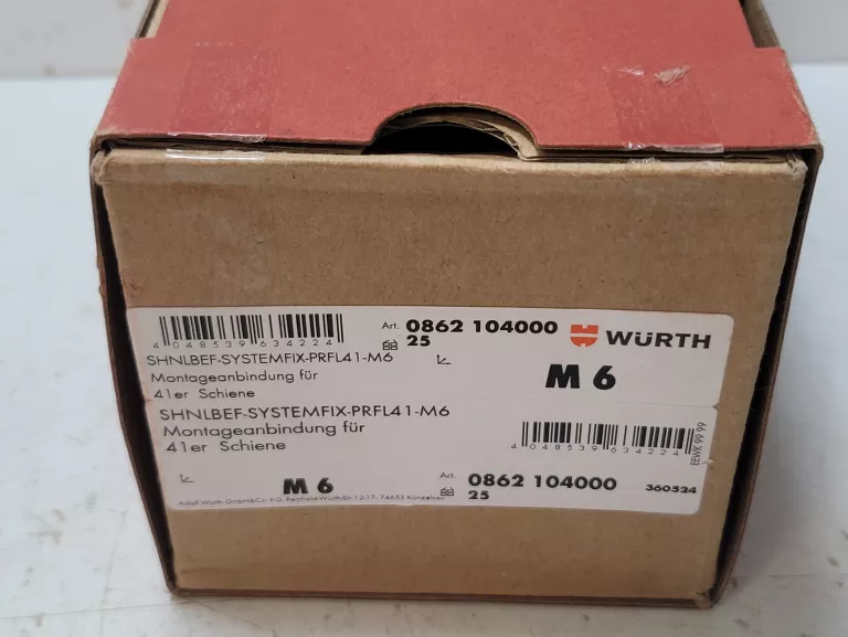 WURTH ART  0862 104000 ŁĄCZNIK SZYBKOMOCUJĄCY 25SZT