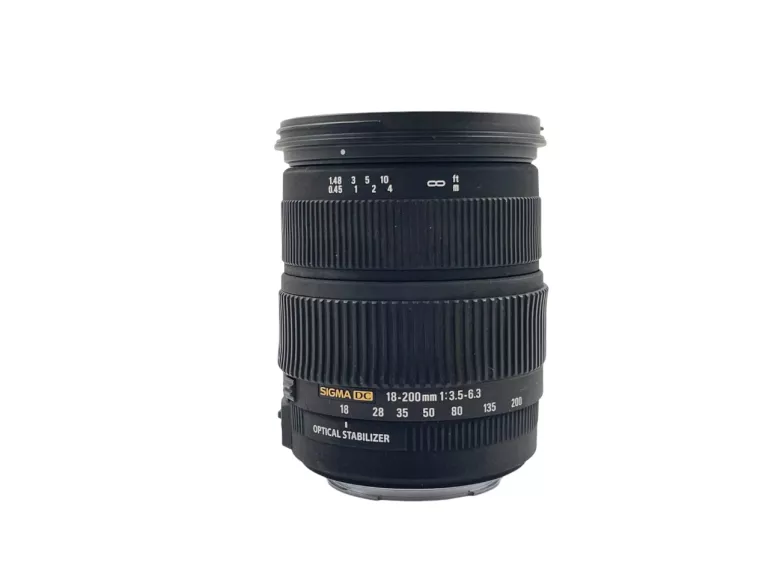 OBIEKTYW SIGMA CANON EF-S AF 18-200MM F/3,5-6,3 DC ZOOM