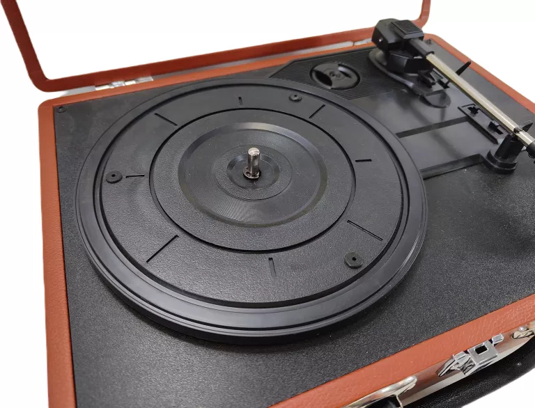 GRAMOFON DENVER VPL-120 BRĄZOWY GRAMOFON Z REJESTRATOREM CYFROWYM