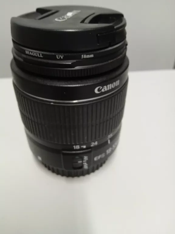 OBIEKTYW CANON EFS 18-55 MM MACRO 0,25M/0,8FT