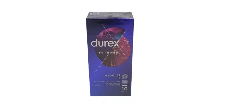 DUREX PREZERWATYWY INTENSE 10 SZT Z WYPUSTKAMI PRĄŻKAMI ŻEL STYMULUJĄCY