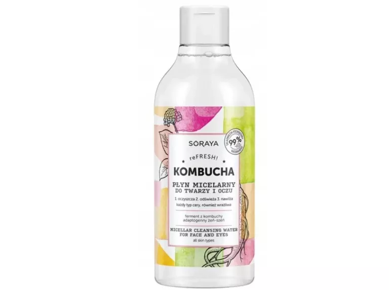 SORAYA KOMBUCHA PŁYN MICELARNY DO TWARZY I OCZU - KAŻDY RODZAJ CERY 400ML