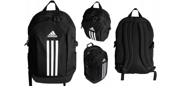 PLECAK ADIDAS SOLIDNY SZKOLNY MIEJSKI POJEMNY KIESZENIE ORGANIZACYJNE 26,5