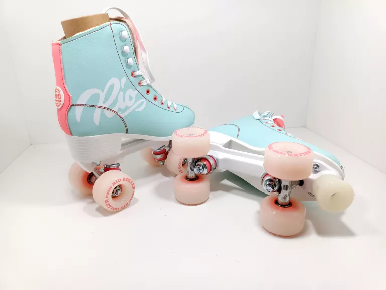 RIO ROLLER WROTKI SCRIPT TEAL/CORAL ROZM. 39.5