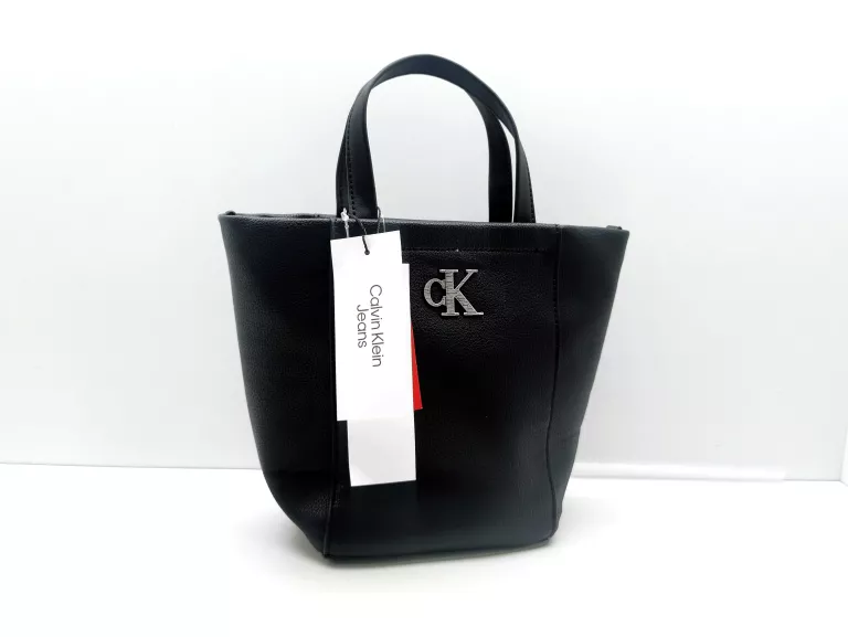MAŁA TOREBKA CK TEXTURE NS TOTE21 K60K609716 CZARNY