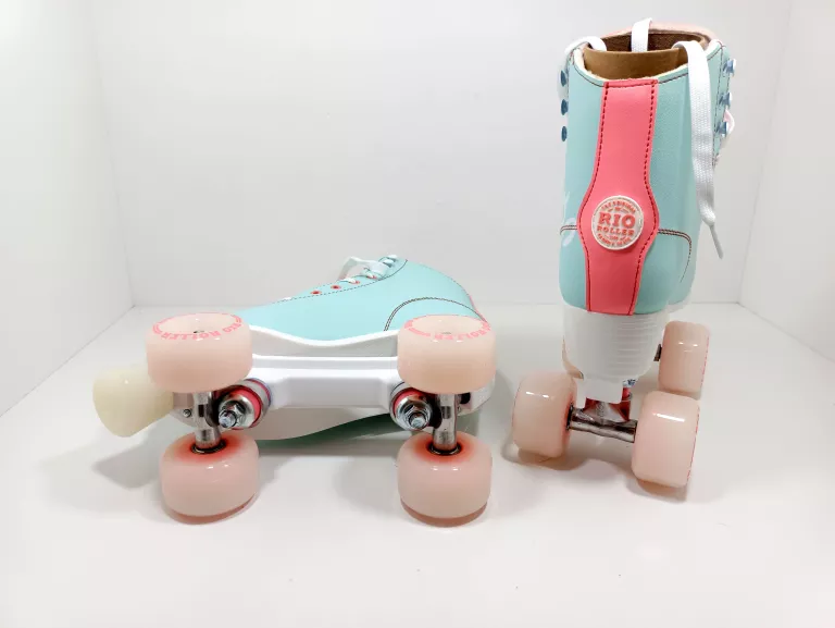 RIO ROLLER WROTKI SCRIPT TEAL/CORAL ROZM. 39.5