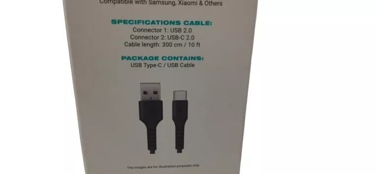 KABEL USB - USB TYP C ARKS 3 M CZARNY