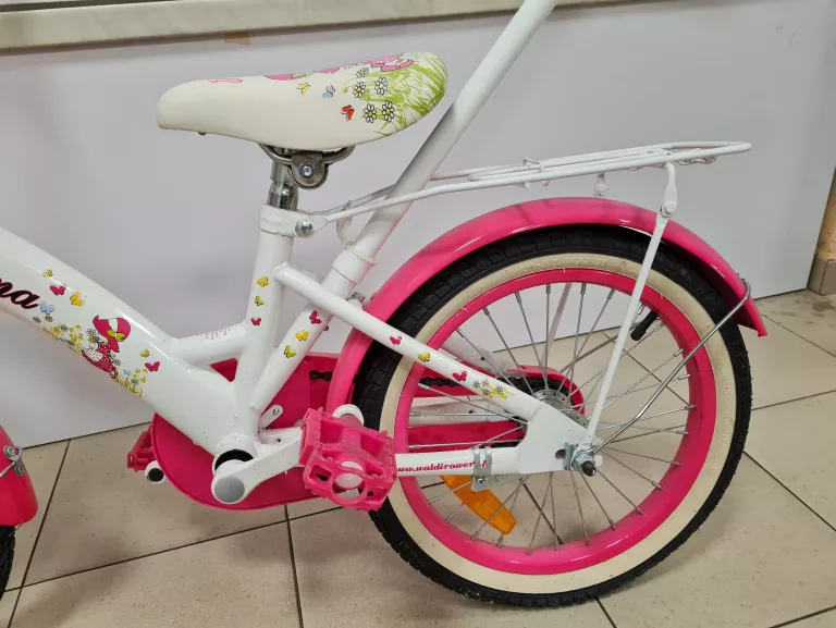 ROWER ROMET DIANA K 16" RÓŻOWY BIAŁY