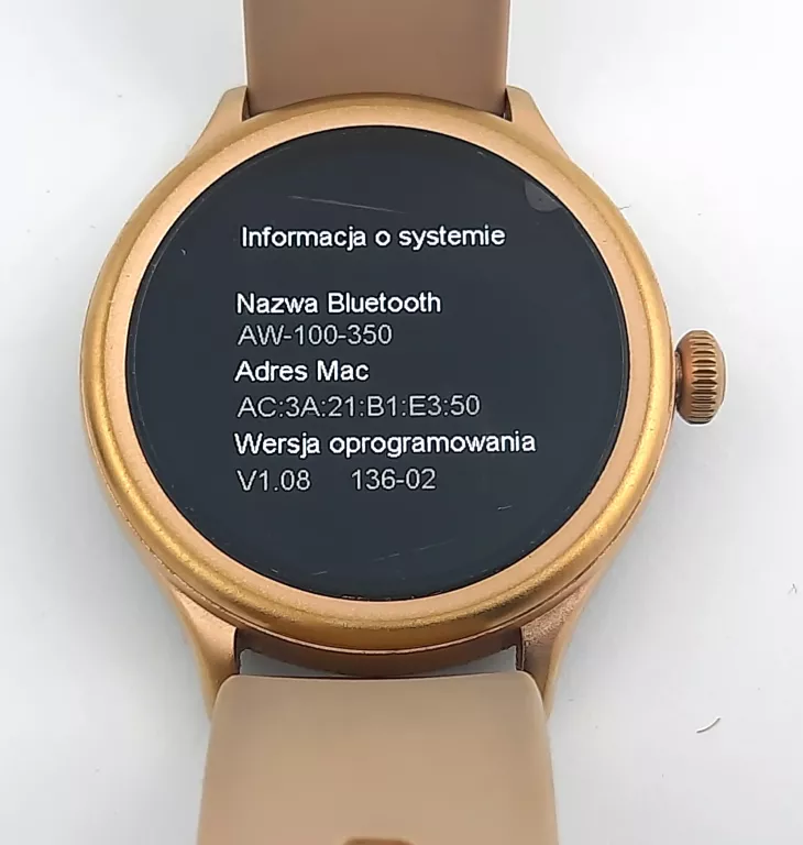 SMARTWATCH FOREVER ICON AW-100 Z ŁADOWARKĄ