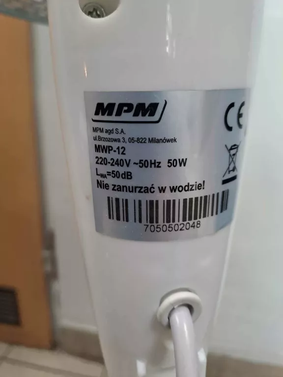 WENTYLATOR STOJACY MPM MWP-12 50W
