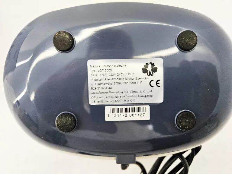 MYJKA ULTRADŹWIĘKOWA VGT-2000