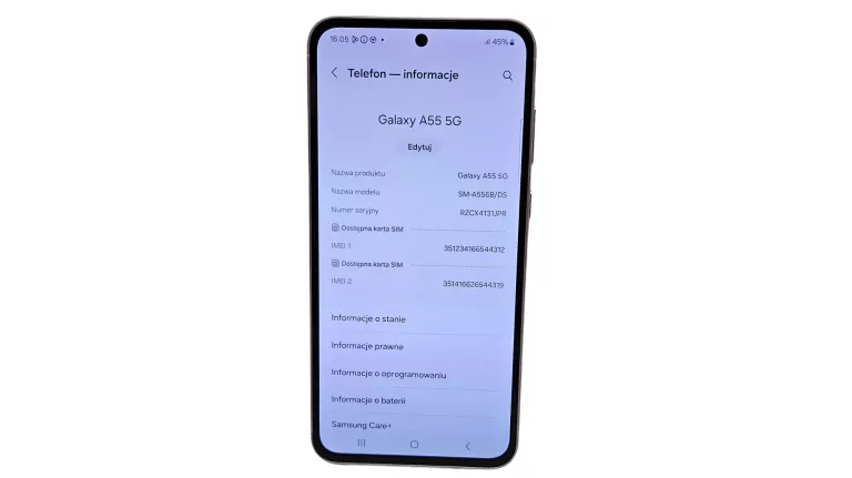 TELEFON SAMSUNG GALAXY A55 8GB/128GB 5G !!!OPIS!!!