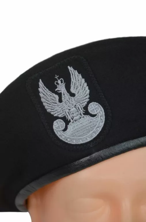 BERET WOJSKOWY CZARNY 418/MON ROZMIAR 56
