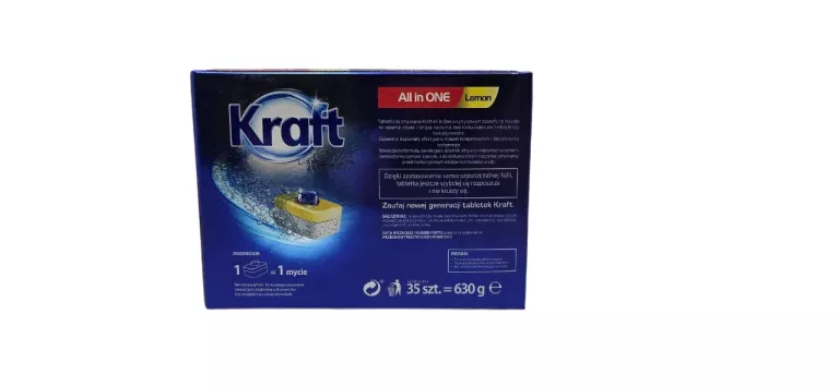 KAPSUŁKI DO ZMYWARKI KRAFT ALL IN ONE LEMON 35 SZTUK