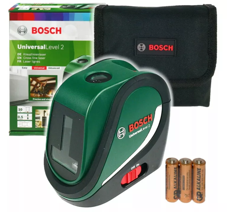 LASER KRZYŻOWY UNIVERSAL LEVEL 2 BOSCH 10 M