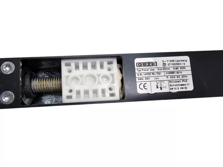 GEZE NAPĘD RYGLUJĄCY POWERLOCK, SKOK 22MM