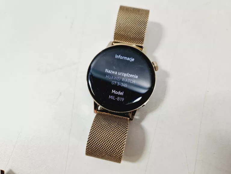 SMARTWATCH HUAWEI WATCH GT 3 ZŁOTY | MIL-B19