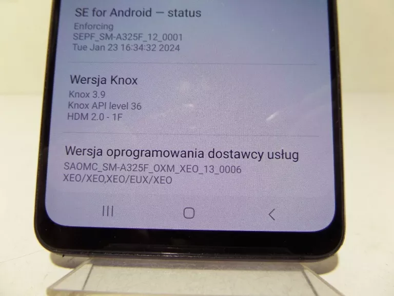 TELEFON SAMSUNG A32 PUDEŁKO ZASTĘPCZE BEZ OPERATORA