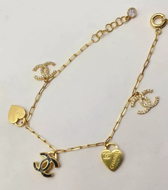 sliczna-zlota-bransoletka-chanel-562-g-185-cm-igla-stan-11323-2