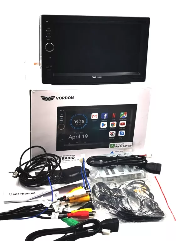 RADIO SAMOCHODOWE VORDON AC-8280 WALLY 2-DIN